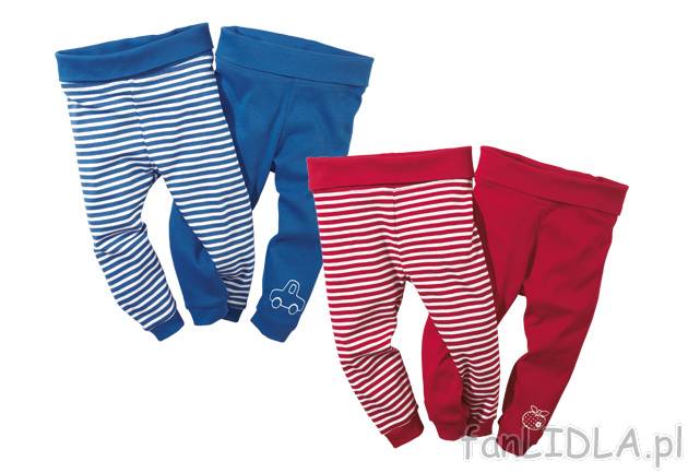 Spodnie niemowlęce Lupilu, cena 15,99 PLN za 1 opak. 
- 2 zestawy 
- rozmiary: ...
