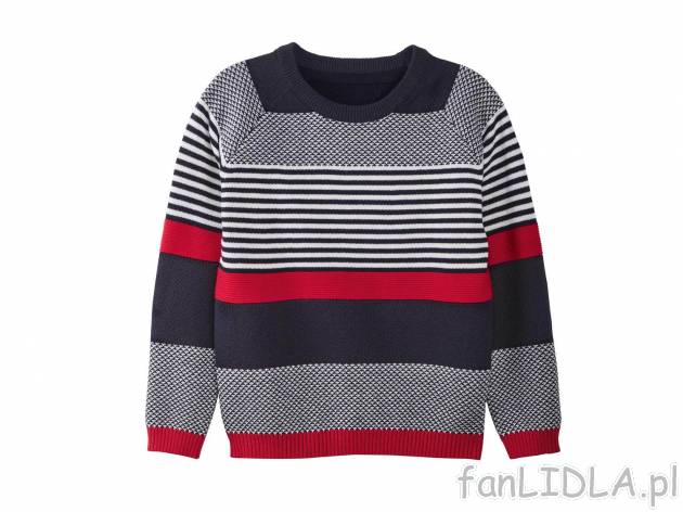 Sweter marki Lupilu, dostępny w 6 różnych wzorach, cena 27,00 PLN za 1 szt. 
- ...