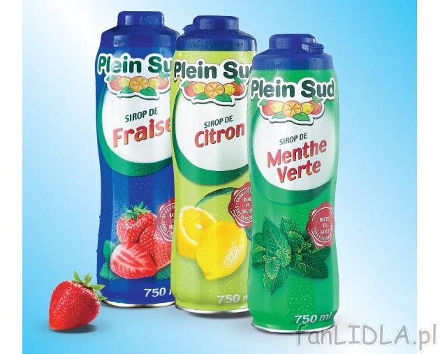 Syrop , cena 6,99 PLN za 750 ml/1 opak. 
-  Różne rodzaje.