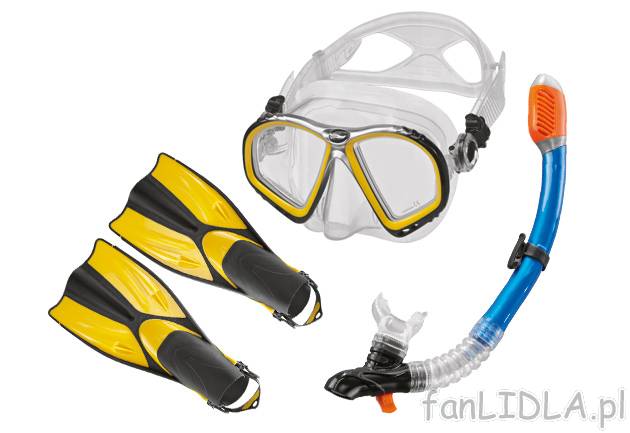 Profesjonalny komplet do snorkelingu i nurkowania , cena 69,00 PLN za 1 opak. 
- ...