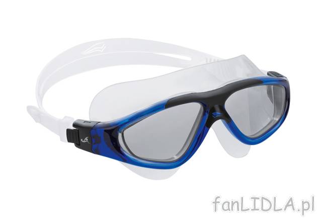 Okulary do pływania , cena 24,99 PLN za 1 szt. 
- 100% ochrona UVA i UVB 
- z ...