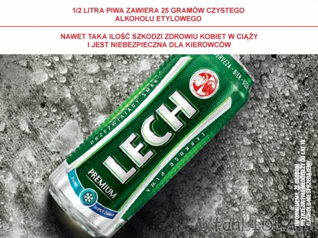 Lech Premium , cena 2,79 PLN za 500 ml/1 pusz., 1L=5,58 PLN.