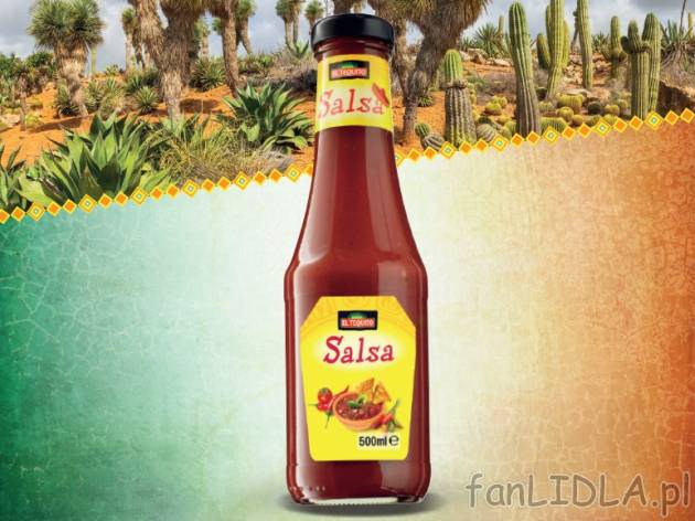 Sos salsa , cena 4,99 PLN za 500ml/1 opak., 1L=9,98 PLN.