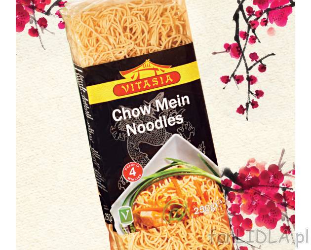 Makaron Chow Mein , cena 2,99 PLN za 250 g/1 opak. 
- Idealne uzupełnienie sosów ...