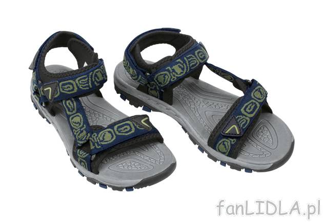 Sandały , cena 49,99 PLN za 1 para 
- wytrzymałe i lekkie sandały z mocnego ...