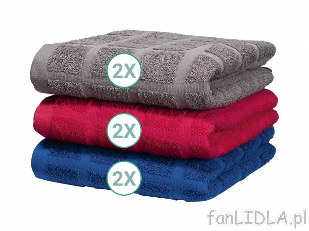 Ręcznik 50 x 100 cm, 2 szt. , cena 22,99 PLN 
- 100% bawełny
- miękkie, chłonne ...