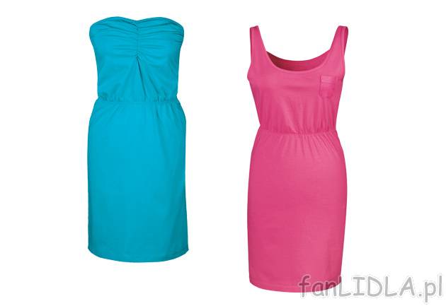 Sukienka Esmara, cena 19,99 PLN za 1 szt. 
- materiał: 100% bawełna 
- rozmiary: ...
