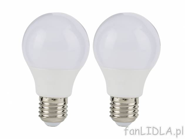 Żarówki LED, 2 szt. , cena 12,99 PLN 
- ciepłe światło
- E27
- 5,5 W
- ...