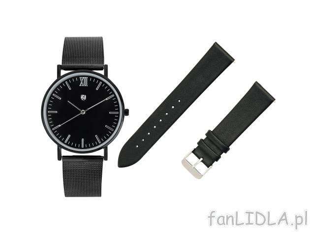 Zegarek na rękę z dodatkowym paskiem , cena 34,99 PLN 
- precyzyjny mehcanizm ...