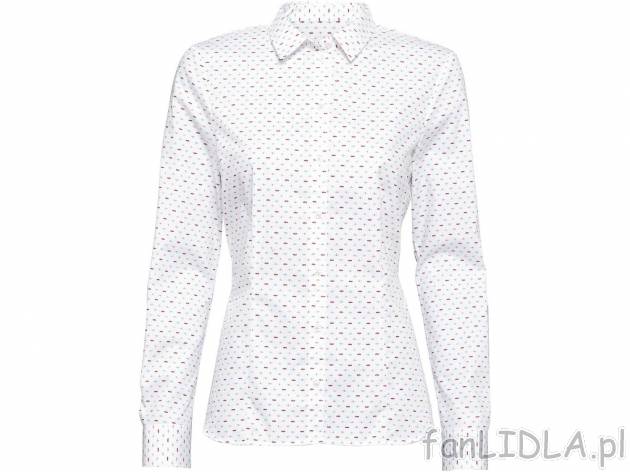 Koszula damska z długim rękawem, cena 49,99 PLN 
- 100% bawełny
- rozmiary: ...