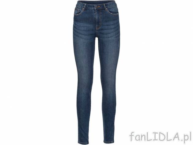 Jeansy , cena 44,99 PLN. Damskie jeansy na każdy dzień. 
- rozmiary: 34-44
- ...