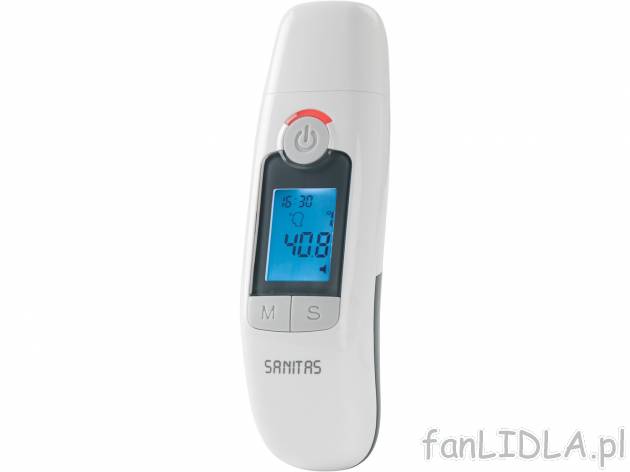 Termometr wielofunkcyjnym , cena 55,00 PLN 
- WYRÓB MEDYCZNY
- optyczny alarm ...