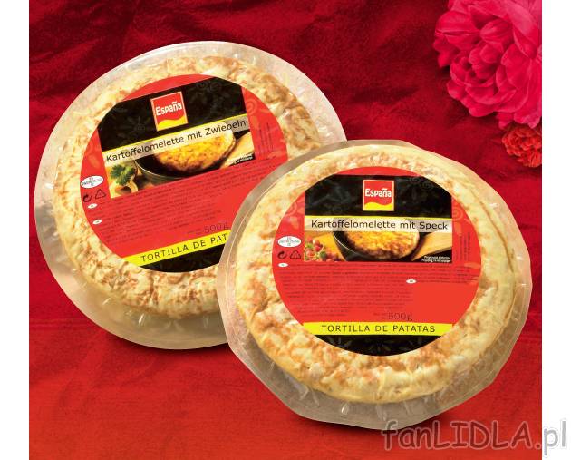 Omlet ziemniaczany , cena 6,99 PLN za 500 g 
- Zwany w Hiszpanii 