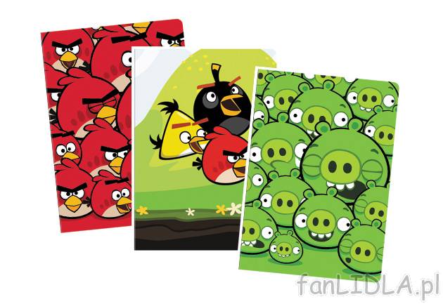 Zeszyt Angry Birds A5, 60 kartek , cena 2,99 PLN za 1 szt. 
- 60 kartek 
- w kratkę ...