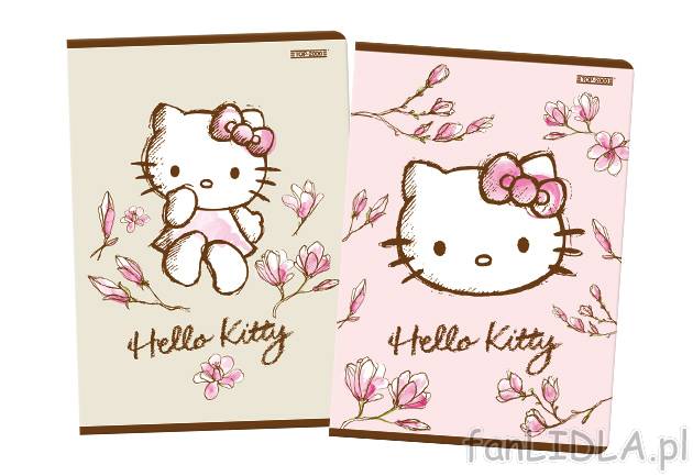 Zeszyt Hello Kitty A5, 60 kartek , cena 1,99 PLN za 1 szt. 
- 60 kartek 
- w kratkę ...