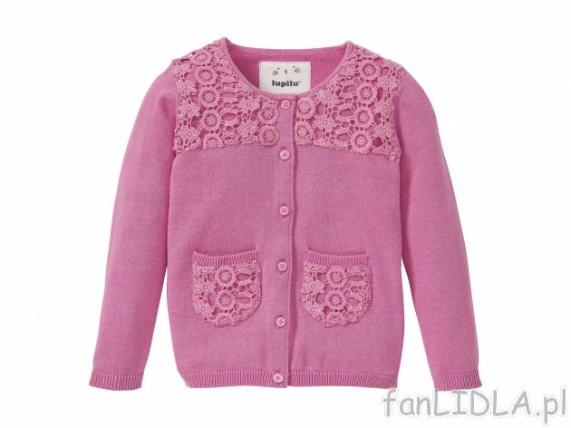 Sweterek dziecięcy, cena 19,99 PLN 
- rozmiary: 86-116
- 100% bawełny lub wysoka ...