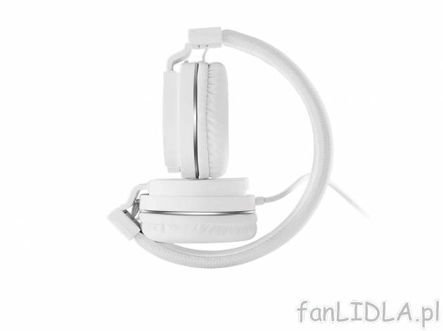Słuchawki , cena 29,99 PLN 
- dł. kabla: ok. 150 cm
- wejście na drugie słuchawki
- ...