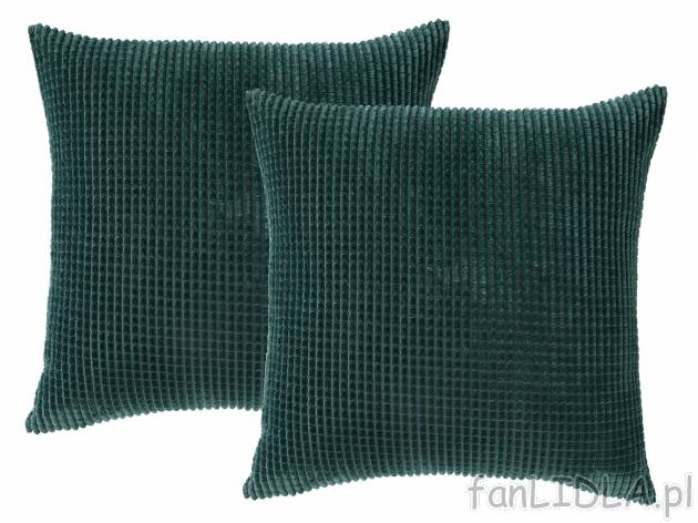 Ozdobne poszewki na poduszki, 2 szt.** , cena 9,99 PLN 
- ok. 50 x 50 cm
- kryte ...