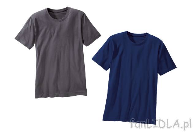 T-shirt Livergy, cena 11,99 PLN za 1 szt. 
- materiał: 100% bawełna 
- grafitowa ...