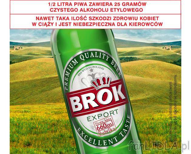 Piwo Brok Export Brok, Artykuły spożywcze fanLIDLA.pl