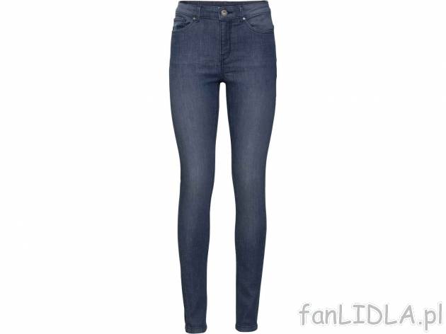Jeansy dopasowane do sylwetki, z bardzo wąskimi nogawkami, cena 44,99 PLN 
- rozmiary: ...