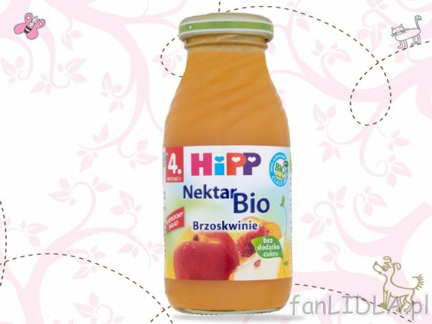HiPP Sok lub nektar , cena 2,00 PLN za 200 ml/1 opak., 100 ml=1,25 PLN. 
- różne ...