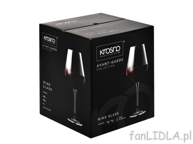 KROSNO® Kieliszki do wina AVANT-GARDE, 4 szt. , cena 49,99 PLN 
KROSNO® Kieliszki ...