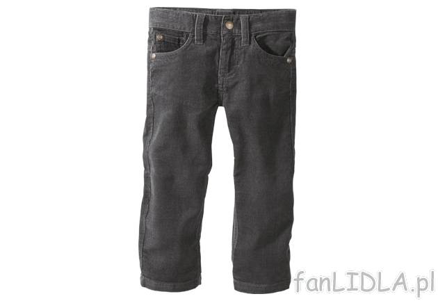 Chłopięce spodnie sztruksowe Lupilu, cena 19,99 PLN za 1 para 
- z&nbsp;przyjemnie ...
