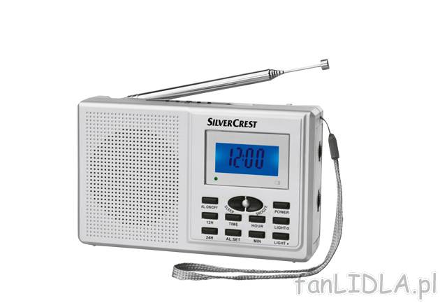 Radio , cena 39,99 PLN za 1 szt. 
- kompaktowe, 8 pasmowe radio z obrotową anteną ...