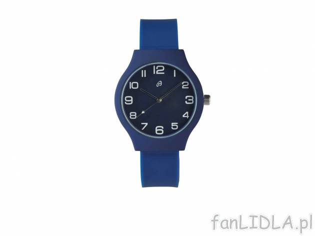 Sportowy zegarek na rękę o minimalistycznym wyglądzie, cena 19,99 PLN 
- precyzyjny ...