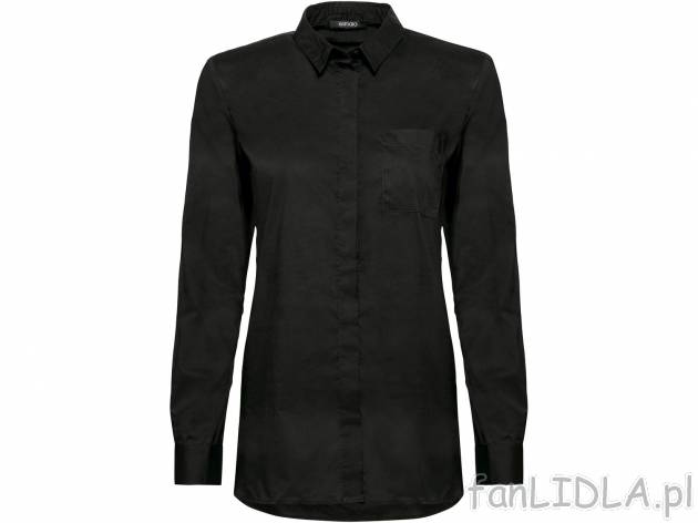 Czarna długa koszula dla niej, cena 34,99 PLN 
- 100% bawełny
- rozmiary: 36-44
- ...