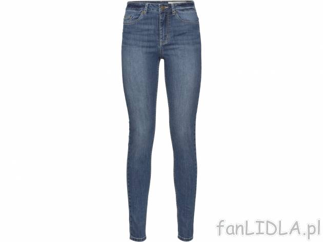 Jeansy dla niej, cena 44,99 PLN 
- rozmiary: 36-44
- bardzo wąskie nogawki
- ...