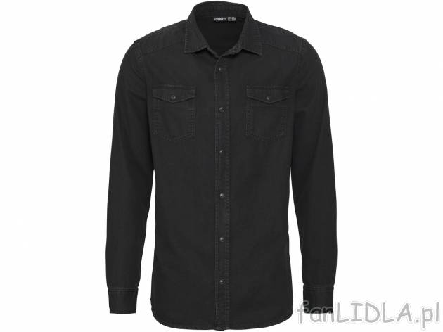 Koszula męska z kieszonkami na piersi , cena 34,99 PLN 
- rozmiary: M-XXL
- 100% ...