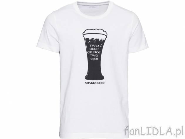 T-shirt męski z modnymi nadrukami, cena 17,99 PLN  
-  100% bawełny
-  rozmiary: M-4XL