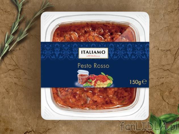 Pesto , cena 4,99 PLN za 150 g/ opak., 100g=3,33 PLN.