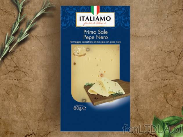 Ser Primo Sale , cena 3,99 PLN za 80 g/1 opak., 100g=4,99 PLN.