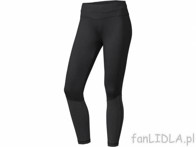 Damskie spodnie typu legginsy, cena 29,99 PLN 
- rozmiary: S-L
- elementy odblaskowe
- ...