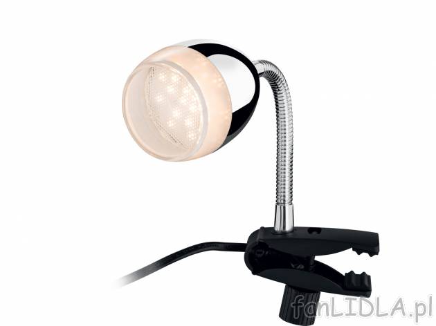 Lampka LED z klipsem, cena 34,99 PLN za 1 szt. Lampka, którą można łatwo przenosić i ...