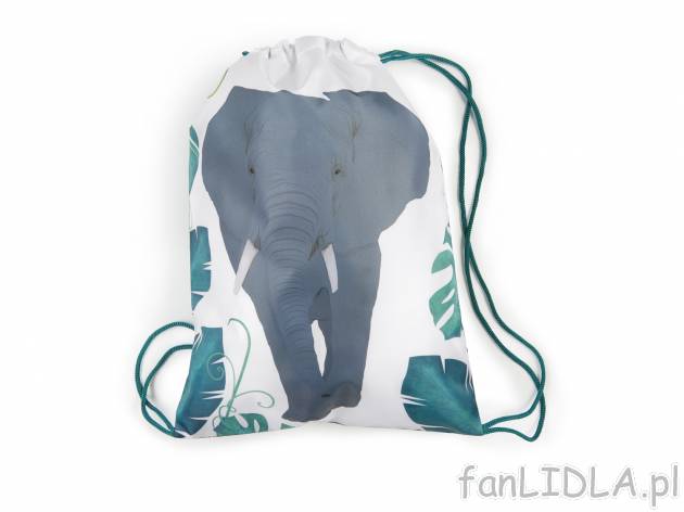 Worek-plecak dla dzieci , cena 5,99 PLN 
- idealny do przechowywania ﬁgurek dzikich ...