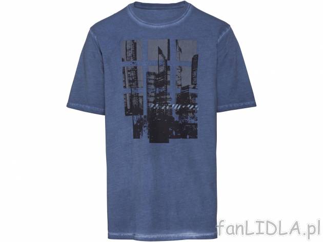 T-shirt męski z okrągłym dekoltem , cena 19,99 PLN 
- 100% bawełny
- rozmiary: ...