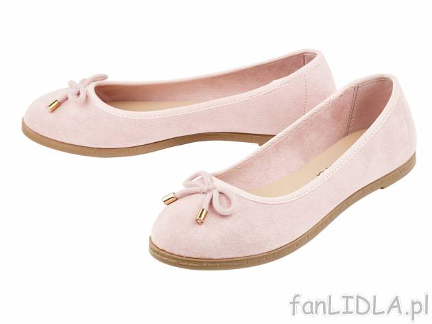 Baleriny, cena 25,99 PLN. Damskie różowe buty na cieplejsze dni, idealne zarówno ...