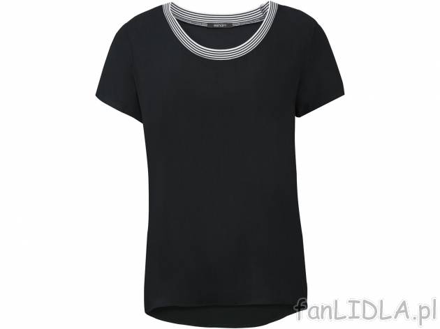 Bluzka , cena 27,99 PLN. T-shirt damski z lekko przedłużonymi plecami. 
- 100% ...