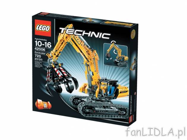 Klocki LEGO technic 42006 , cena 199,00 PLN za 1 opak. 
- różne rodzaje:
Koparka ...