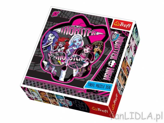 Puzzle Monster High , cena 19,99 PLN za 1 opak. 
-  2 rodzaje
-  300 lub 350 elementów