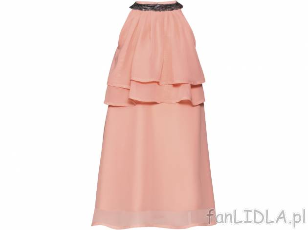 Sukienka dziewczęca , cena 39,99 PLN 
- rozmiary: 86-116
- z szyfonu
- z podszewką ...