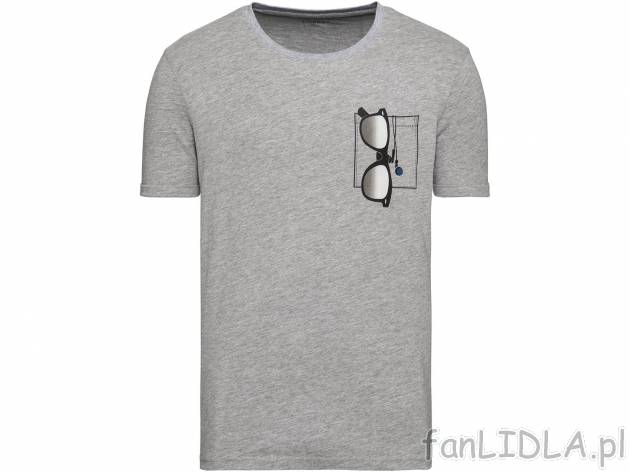 T-shirt męski , cena 22,99 PLN  
-  rozmiary: M-XXL
-  zabawny nadruk na piersi