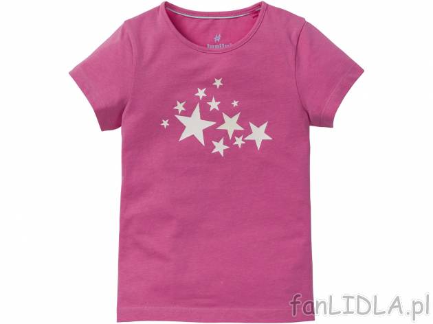 T-shirt dziecięcy , cena 14,99 PLN  
-  rozmiary: 86-116
-  gwiazdki zmieniające kolor