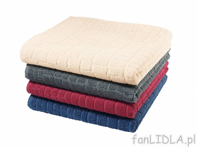 Ręcznik frotte Miomare, cena 12,99 PLN za 1 szt. 
- chłonny i wytrzymały 
- ...