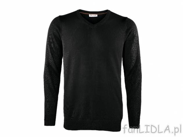 Sweter męski , cena 39,99 PLN za 1 szt. 
- doskonale pasuje do koszuli! 
- z ...