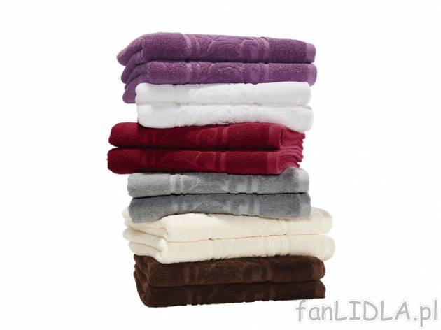 Luksusowy ręcznik frotte Miomare, cena 34,99 PLN za 1 szt. 
- do wyboru 2 szt. ...